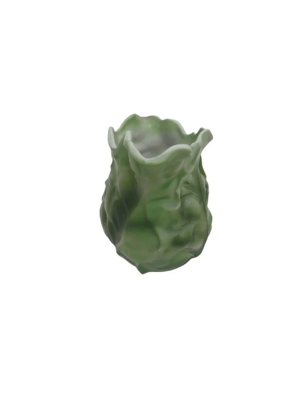Vintage MV Co Butterfly on Cabbage Creamer Ruffled Rim